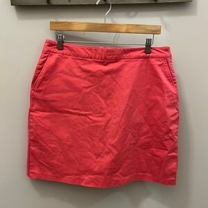 Adidas Skort Size 12 Coral Side Pockets Golf Pickleball Tennis